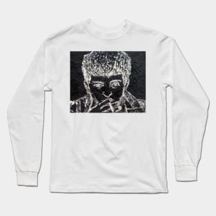 IAN CURTIS acrylic portrait Long Sleeve T-Shirt